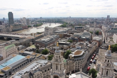 Londres - Vista de St.Paul's Cathedral para Westminster