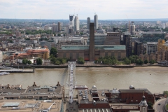 Londres - Vista de St.Paul's Cathedral para a Tate Modern