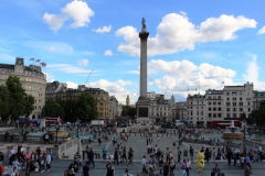 Londres - Trafalgar Square e a Coluna de Nelson